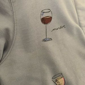 Wine cardigan